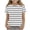 Gray, variant on CYRBOKO Girls T-Shirts, Crew Neck Casual Striped Short Sleeve Summer Tees Black Size 6 T