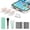 Rose Gold, variant on USB C Dust Plug , Speaker Dust Mesh,4 Pack Type C Charging Port Covers for iPhone 17/17 Pro/16/16 Plus/16 Pro/16 Pro Max/15/15 Pro Max, Anti-Dust Phone Accessories (Red)