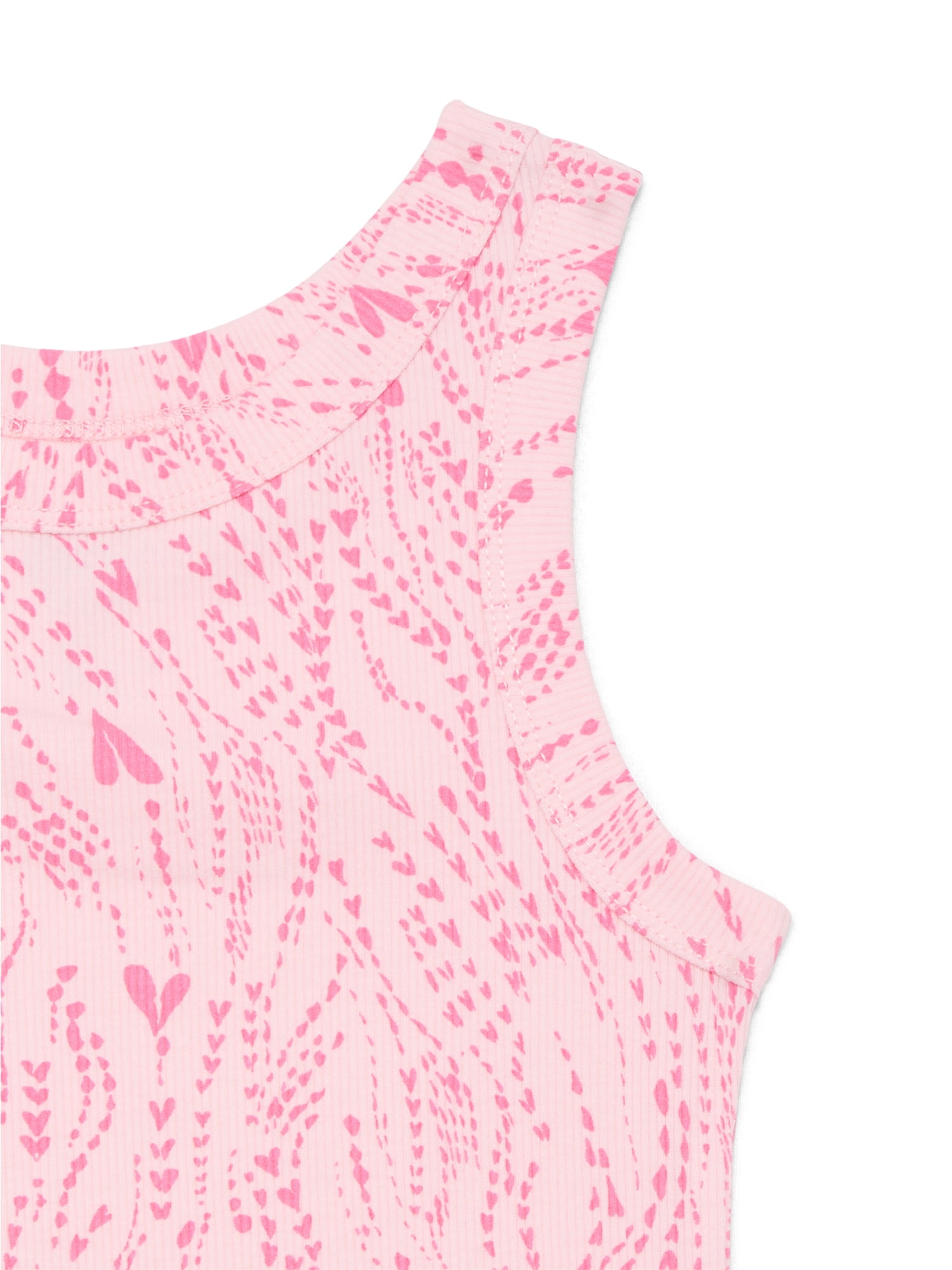Wonder Nation Girls Kid Tough Ribbed Tank Top, Sizes 4-18 & Plus