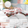 thumbnail image 2 of Merry Christmas Comforter Set California King Size, Santa Clause Gnome Gifts White Soft Bedding Set for Man Woman, 4 Pieces Duvet Cover Set with Fitted Sheet, 2 Pillowcases, 2 of 9