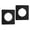 Black, variant on lanema 2Pcs Door Lock Repair Plate Stainless Steel Door Reinforcement Plates Fixing Filler Door Handle Fixing Cover Enduring