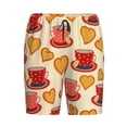 thumbnail image 4 of Easygdp Cups of Tea Men's Short Pajama Pants, Sleep Shorts, Household Pants, Casual Pants with Pockets - Small, 4 of 9