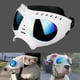 thumbnail image 1 of Gafas protectoras para perros, correas ajustables, fáciles de colocar, anti-UV, para perros grandes (lente azul), 1 of 5