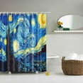 thumbnail image 4 of GROWTH TANK Bathroom Shower Curtain Waterproof Panel 180*180cm w/ Hooks 15, 4 of 5