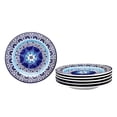 thumbnail image 3 of Juego De 6 Platos Trinche 26 Cm Cerámica Flor Azul Claro Centro Vencort, 3 of 4