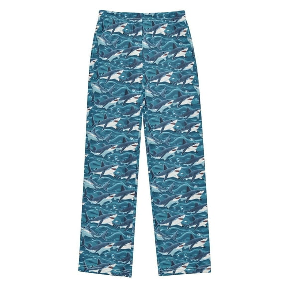 joogoo Sharks Sea Pajama Pants Pj Bottoms Sleepwear Lounge L