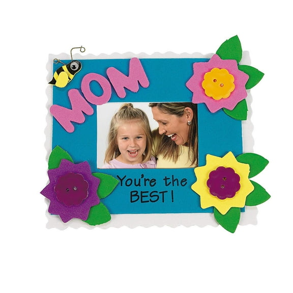 Mom Picture Magnet Craft Kit - Craft Kits - 12 Pieces