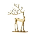thumbnail image 2 of Figura de Reno para Decoración Navideña, Estatua de Ciervo, Elegante, Regalo de Navidad, Moderna, Figuras Navideñas para Decoración Del Hogar Y Mesa D S Oro, 2 of 9