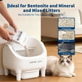 thumbnail image 3 of Wisykoke Self Cleaning Litter Box with APP Control, Automatic Cat Litter Box, Odor-Free Waste Disposal with Trash Bags, Large Waste Bin, Open-Top, for Multiple Cats, 3 of 9