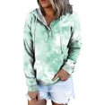 thumbnail image 2 of Gibobby Sudadera de mujer, Sudadera de Manga Larga con Capucha para Mujer, de Gran tamaño, con Bolsillo(Verde,M), 2 of 5