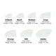 thumbnail image 3 of Gorros de uñas Pretty Claws, 60 unidades, para perro X-Small, color blanco como la nieve, 3 of 4