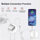 thumbnail image 2 of 1m Extension Cable for Lightning Devices - Female to Male Adapter for Video, o, Data Transfer & Charging, 2 of 5