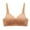 Womens Bras Khaki, variant on Womens Full Support Bras, Scalloped Bras for Women No Underwire Wireless Push Up Comfortable Bralette Supportive Seamless Tshirt Bra Full Coverage 34-42