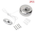 thumbnail image 1 of Ruiboury 2 Pieces Clothes Drying Rack Rope Laundry hanger Stainless Steel Retractable Wall Mounted Clothes-line Laundry Hanger, 1 of 9