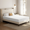 thumbnail image 1 of Fullfurnique Matelas en Mousse à Mémoire de Forme Infusé de Gel, 8 Inch, Queen, Blanc, 1 of 10