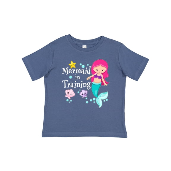 Inktastic Mermaid in Training Girls Baby T-Shirt