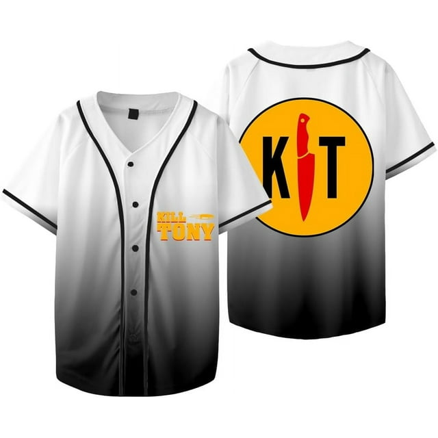 Maillot de Baseball Unisexe à Col en V TIANCHU Kill Tony Tour 2025, tTP, Style 5