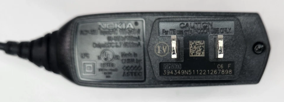 Nokia Acp-12U Replacement Charger Ac Wall Power Adapter For Nokia Phones - New