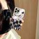 thumbnail image 1 of Bonita Funda de teléfono con flor de tulipán negro 3D para iPhone 14, 13, 12 Pro Max, 14 Pro, 11 INS, cubierta dura, Funda protectora a prueba de golpes Fivean unisex, 1 of 2