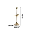 thumbnail image 3 of Thicker Metal Candle Sticks Set 12.6In Multi Size Festive Design Decor Party Favors For Wedding Christmas Thanksgiving Dinner Table Fireplace Mantel Home Dining Room Centerpiece Decoration, 3 of 6