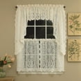 thumbnail image 2 of Cream Lace Kitchen Curtain Choice of Tier Valance or Swag, 2 of 2