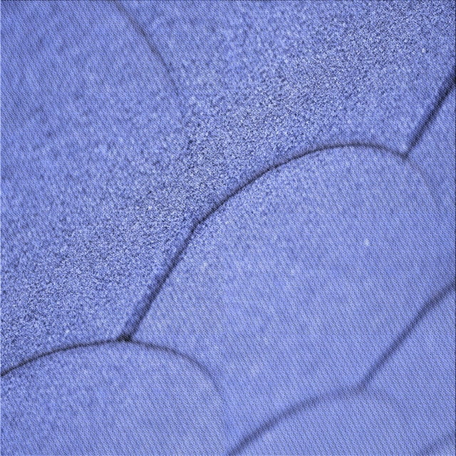 Ahgly Company Tapis d'Intérieur Lavables en Machine, Carrés de Transition Bleu Ciel, Carrés de 5'