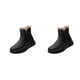 thumbnail image 2 of Qarigey Estilo de invierno con estas botas de nieve a media pantorrilla para mujer Botas de nieve con cremallera lateral y punta redonda para Type11 NO11, 2 of 6