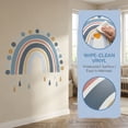 thumbnail image 3 of Unique Bargains 4 Sets Peel and Stick Wall Stickers Rainbow Dots Drops 23.6" x 15.7", 3 of 7
