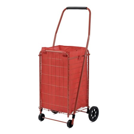 Folding Shopping Cart, 66 lbs Capacity