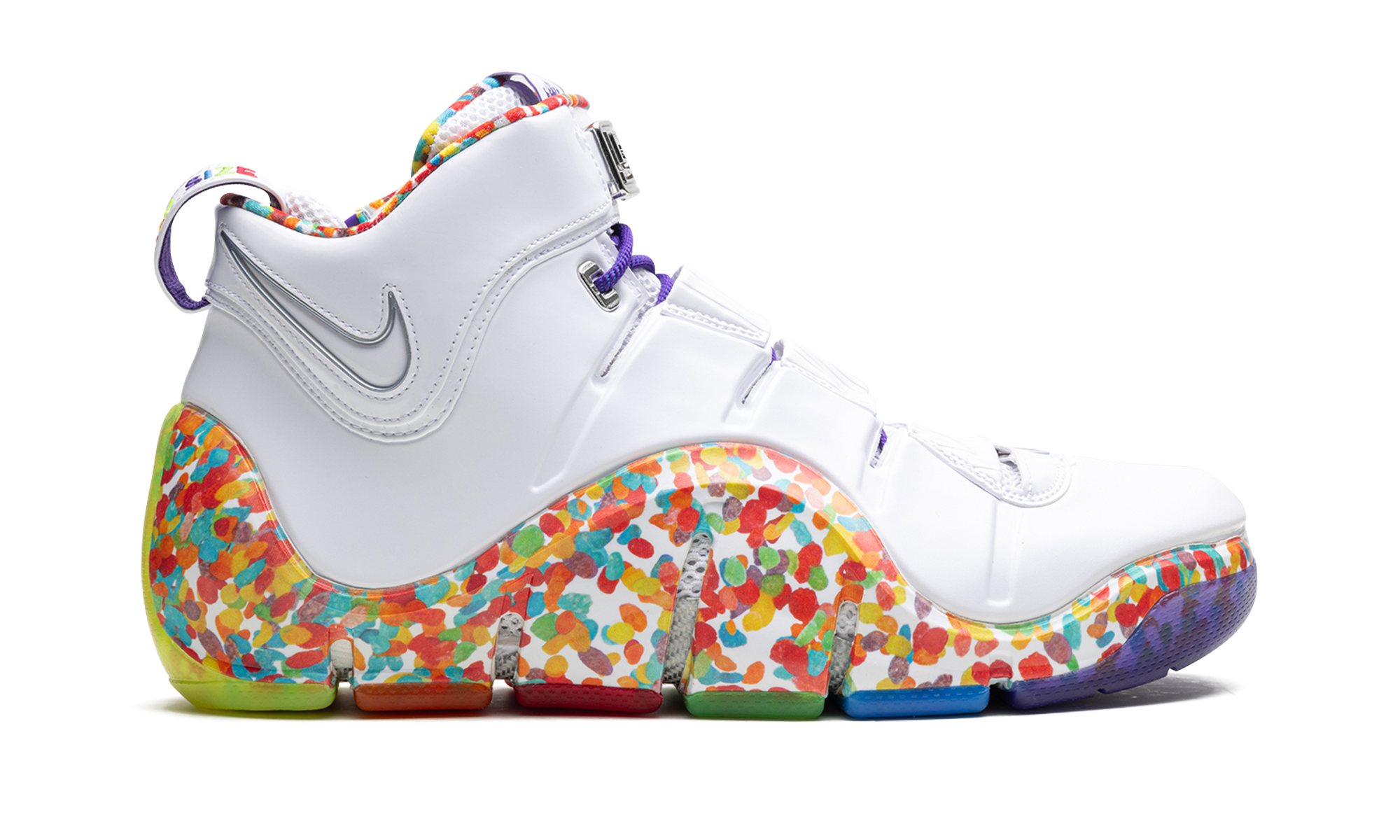 NIKE MENS LeBron 4 "Fruity Pebbles" DQ9310 100 from Stadium Goods