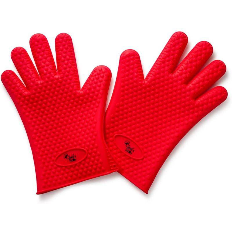 Gloves Heat Resistant Ironing Mittens Kitchen Glove Cooking Garment Steamer~ZT