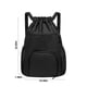 thumbnail image 3 of Mochila Deportiva de Malla con Compartimento para Balón y Zapatos, Bolsa de Equipo de Gran Capacidad Transpirable para Baloncesto Fútbol Voleibol, 30x16x45cm, Negro, 3 of 8