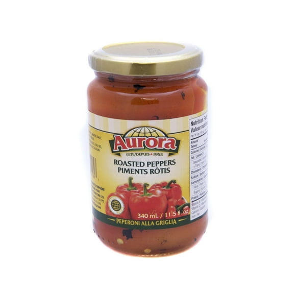 Aurora Roasted Red Peppers, 340 ML
