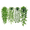 green A, variant on KIRIFLY Indoor Faux Hanging Greenery Eucalyptus Plants (3 Pack)