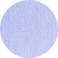 thumbnail image 1 of Ahgly Company Indoor Round Solid Blue Modern Area Rugs, 3' Round, 1 of 4