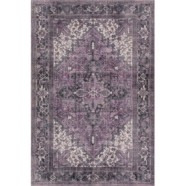 Dalyn Rug AM3PL3X5 3 Pi 3 Po x 5 Pi 3 Po Amanti Zone Tapis&44; Prune