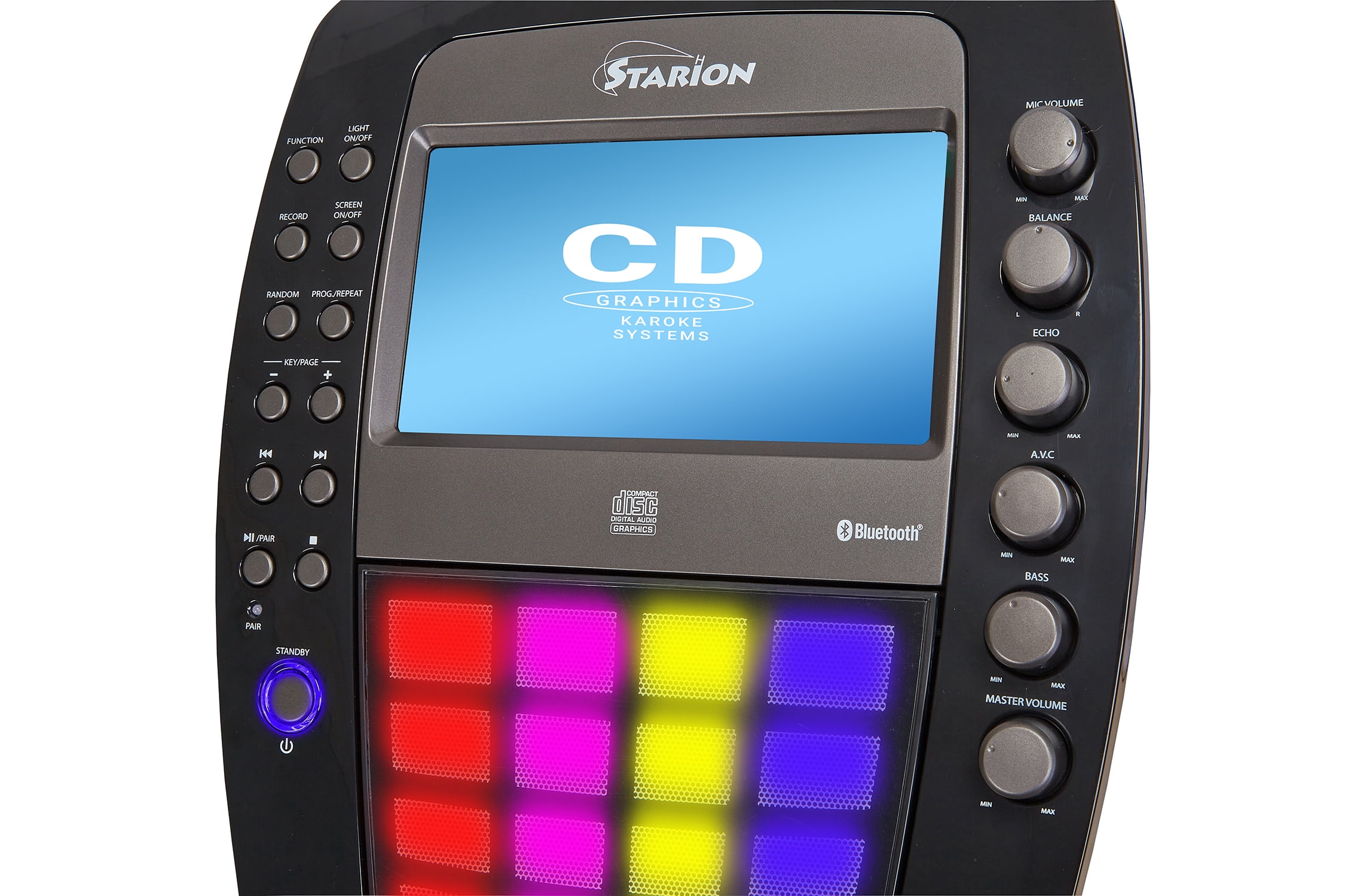 Starion KS877-B Pedestal Bluetooth / CD+G Karaoke Machine