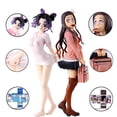 thumbnail image 2 of Figura DE ACCIÓN DE Demon Slayer de 25cm, uniforme de Kochou Shinobu, Nezuko Kamado, Kimetsu No Yaiba, modelo de muñeco de juguete Gong Bohan LED, 2 of 2