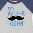 thumbnail image 4 of Inktastic I'm the Little Mister with Mustache Boys Baby Bodysuit, 4 of 5