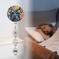thumbnail image 3 of Non-Ticking Silent Quartz Wall Clocks Battery Operated Modern Wall Clocks Decorative for Office,Bedroom,Kitchen-Colorful Graffiti Mural Of Adorable French Bulldog(14inch), 3 of 4