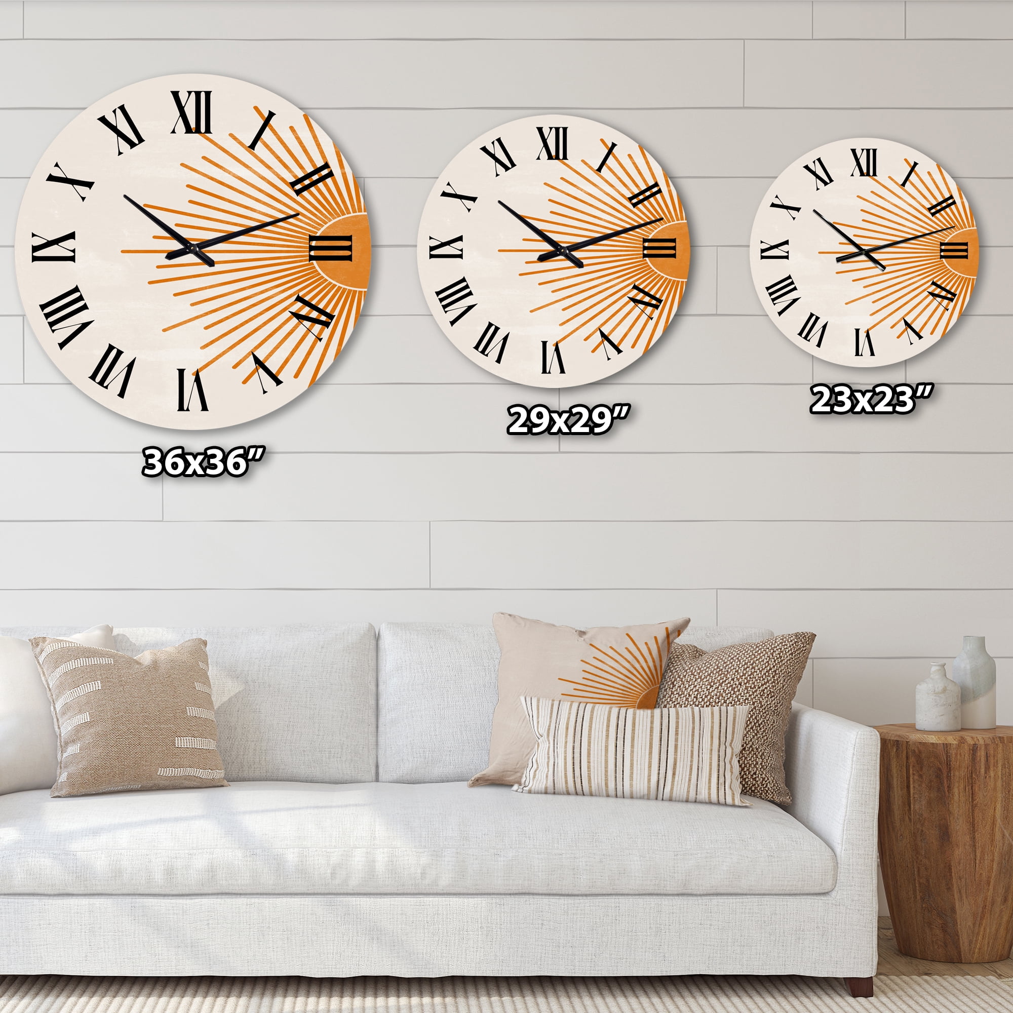 Designart 1 in Quartz Modern/Contemporary Wall Clock
