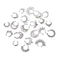 thumbnail image 1 of Clip Tabique Falso Yuyangstore Imitación 21 Piezas Plata 19x17 m Anillo de tabique nasal, 1 of 8
