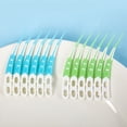 thumbnail image 3 of 12Pcs/Box Silicone Interdental Brcomhes Toothpicks Brcomhes  Between Teeth Silicone Toothpicks With Thread Oral Cleaning Tools, 3 of 6