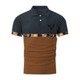 thumbnail image 3 of CONZONE Mens Western Cowboy Polo Shirt Short Sleeve Casual Polo Shirts For Men Graphic Collared Cozy Summer Golf Shirts, 3 of 5