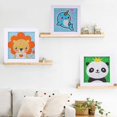 thumbnail image 3 of Small and Easy DIY 5d Diamond Painting Kits with Frame for Beginner with White Frame for Kids, 3 of 4