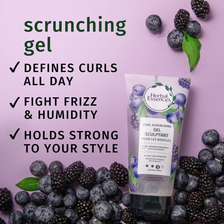 2 pack) Herbal Essences Curl Scrunching Hair Spray Gel, Curly Hair