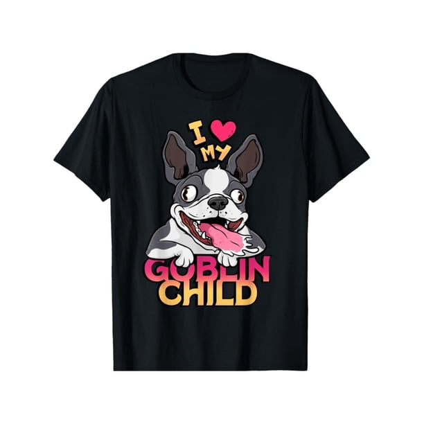 Camiseta Boston Terrier para amantes de los perros: camiseta informal de algodón, suave, transpirable, corte regular para adultos, ideal para actividades al aire libre.