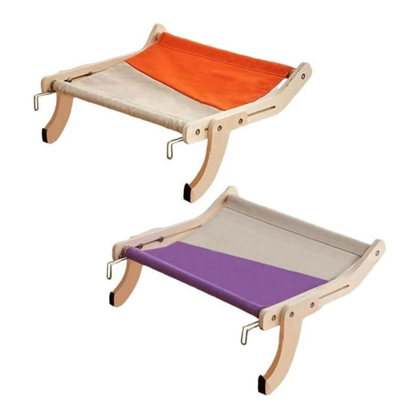 Cat Window Perch,Cat Window Perch for indoor cats large,Lounge Mount Hammock Window Seat Bed Shelves,Adjustable Durable Steady Cat Bed balcony,Space Saving Washable Orange and Yuyangstore Percha de ventana de gato
