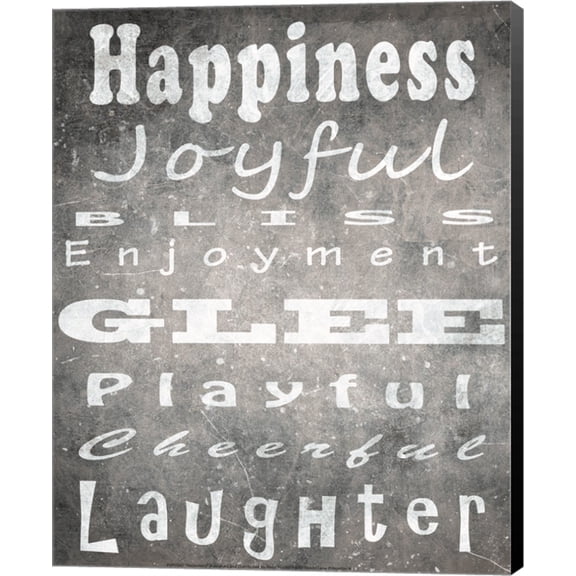 Happiness by Unknown, Canvas Wall Art, 16W x 20H