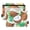 Coconut Orange Leaf, variant on Sharks Fish in Sea 2 Pack Pencil Pouch for 3 Ring Binder Smooth Zipper Folders with Pockets Clear Window Pencil Case